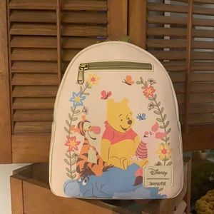 Loungefly Rare Disney Winnie The Pooh Wildflower Mini Backpack